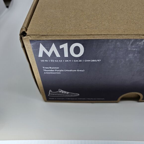 Allbirds Sneakers Mens 10 Purple Grey Tree Runners Athletic Comfort Shoes NIB - Picture 5 of 5